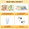 2 Pack Framed Paint by Numbers Kit for Kids,Easy Acrylic Paint by Numbers Kits on Canvas,Fruit Oil Painting Paint by Number for Adults Beginners for Home Wall Decor (8x8inch)